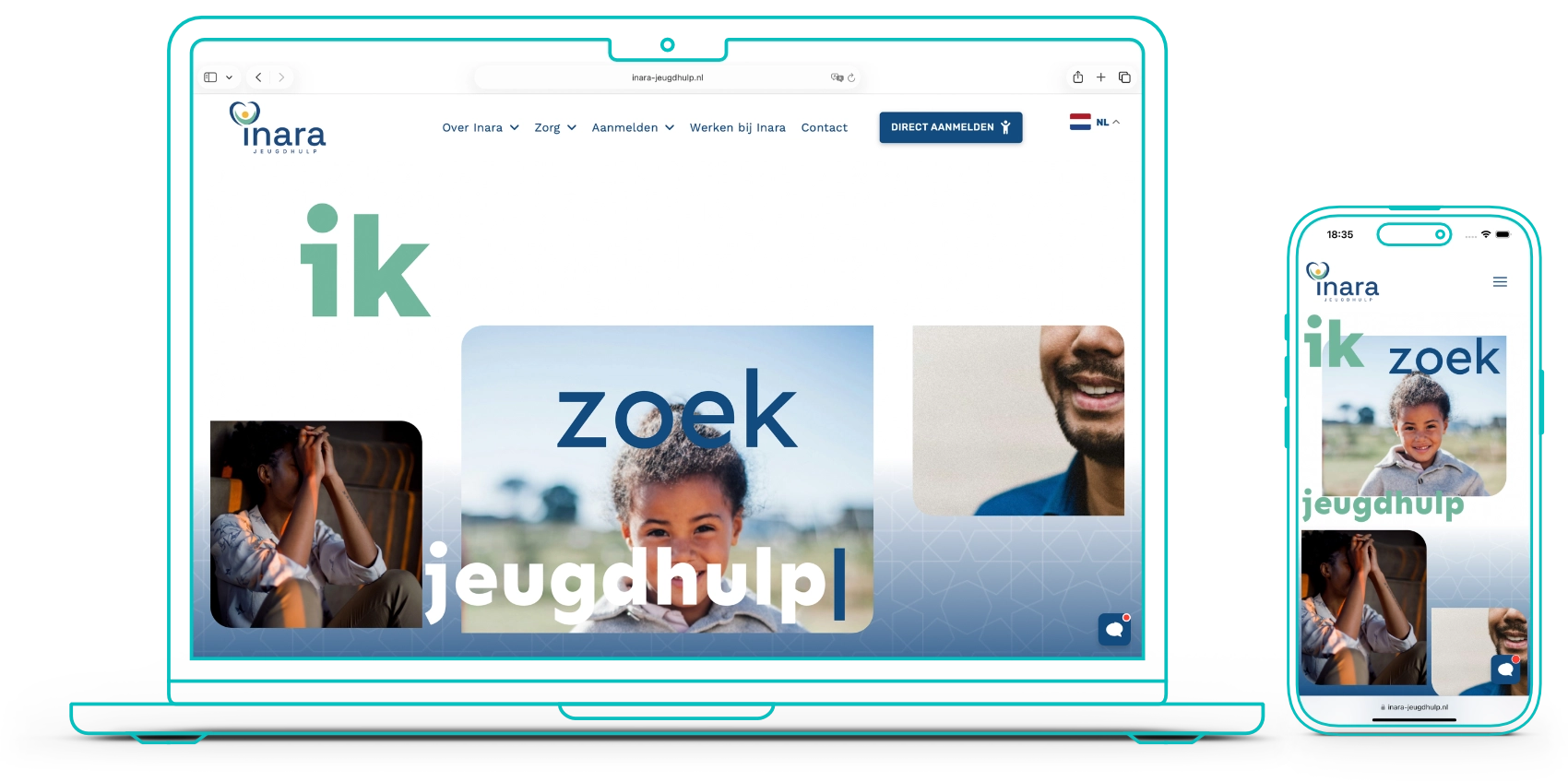 Inara Jeugdhulp Website